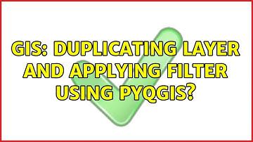 GIS: Duplicating layer and applying filter using PyQGIS? (2 Solutions!!)