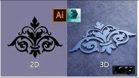 Convert 2d image to 3d model in 3ds max