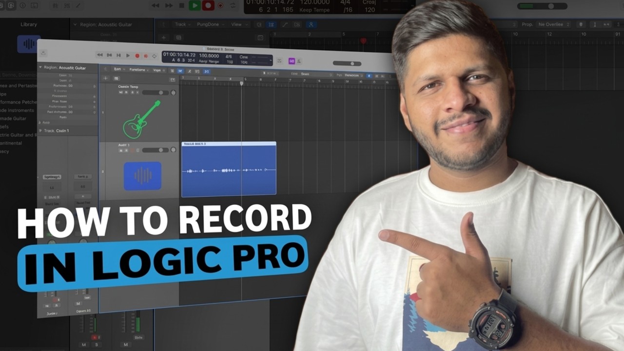 How to Record in Logic Pro (Hindi) | Step by Step Beginner Guide ...