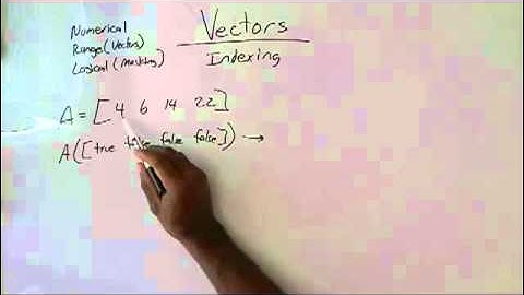 Vectors Indexing Logical