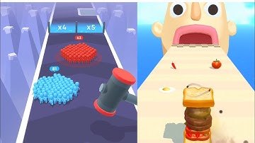Sandwich Runner vs Join Clash 3D ALL LEVELS - NEW MAX LEVEL Android iOS Mobile Gameplay