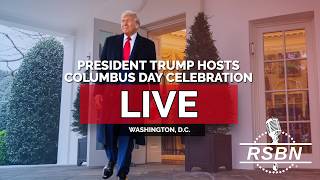 LIVE REPLAY: President Trump Hosts Columbus Day Celebration at White House - 10/09/26
