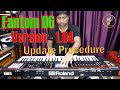 Version 104 update of fantom 06 demonstrated by synth uttam latest version 104