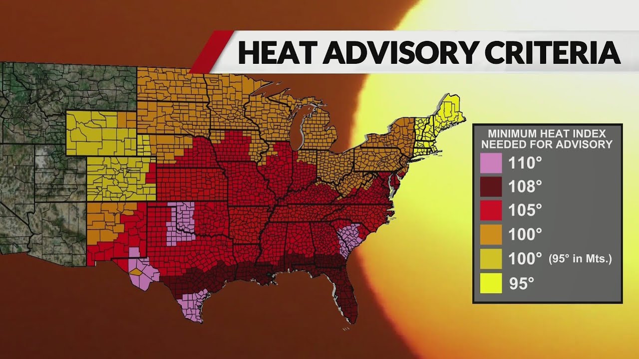 How the NWS determines heat advisories and warnings - YouTube