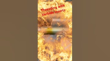 Threading with carbide inserts! #ytshorts #short #trending