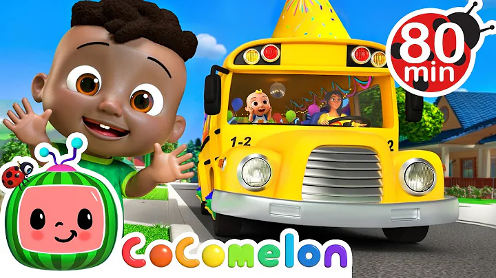Every Wheels On The Bus Episode - 80 Minutes | CoComelon 🍉 | Nursery Rhymes For Kids