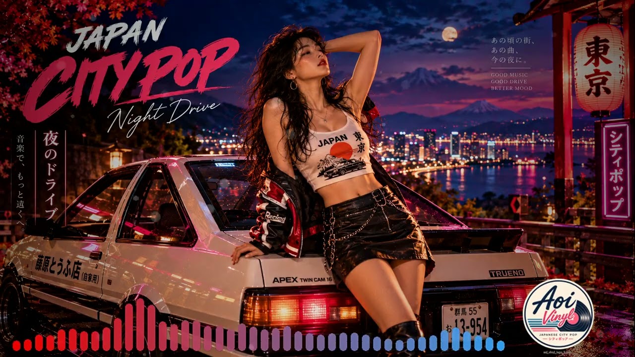 80s Japanese City Pop 🌙 Tokyo Night Drive | Retro Vinyl Mix - YouTube