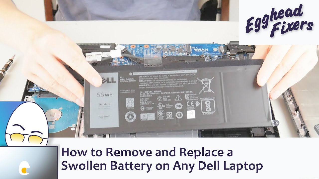 How to Remove and Replace a Swollen Battery on Any Dell Laptop