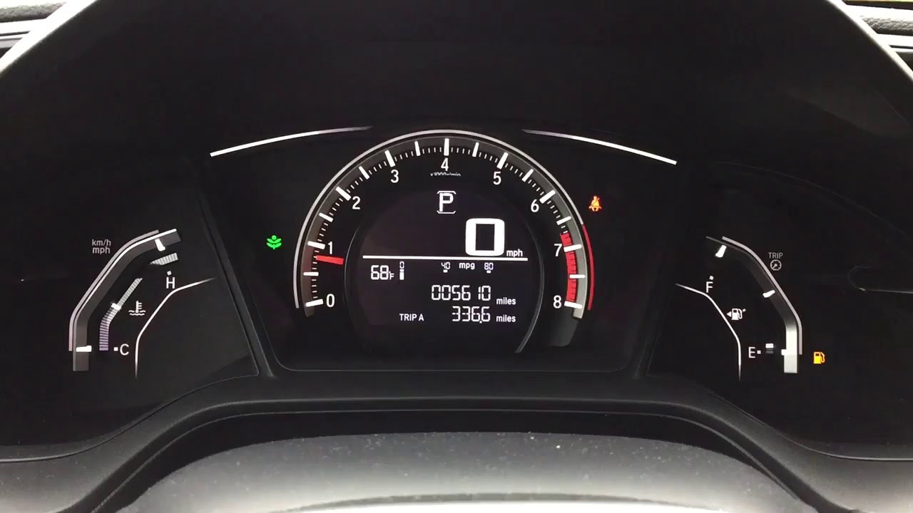 How To Change Dash Light Color Honda Civic 2017 - Honda Civic