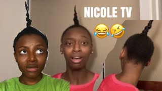 Nicole TV Ponytail Tutorial And Extreme Makeup Transformation