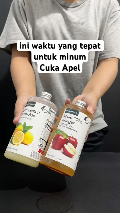 Cara minum Cuka Apel & manfaat Cuka Apel #cukaapelmother #applecidervinegar #nutrifarm #shortyoutube