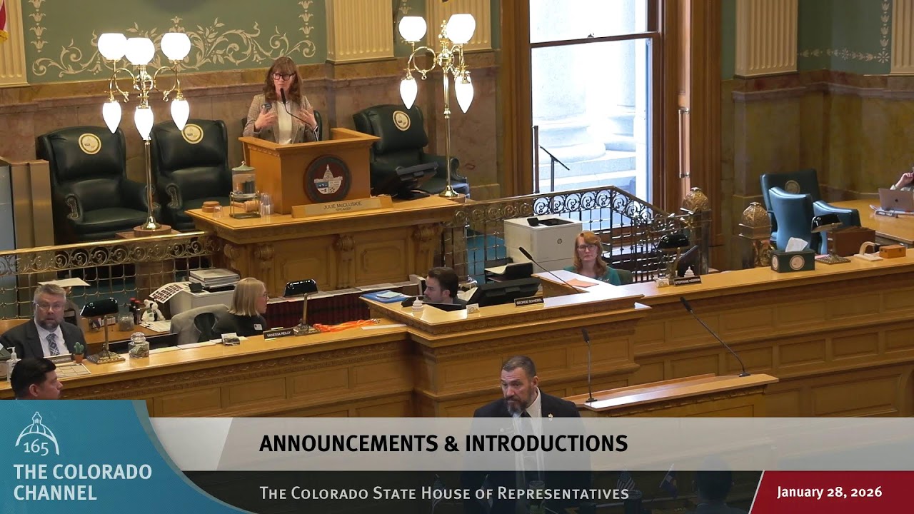 Colorado House 2026 Legislative Day 015