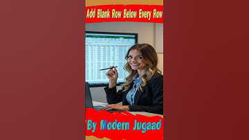 1 Simple Trick to Add Blank Rows in Excel