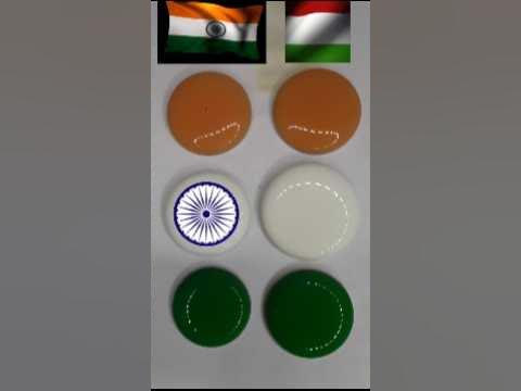 flag art #india🇮🇳 #painting #youtube #trending #shorts #video #viral #water coin drops💦 #drawing