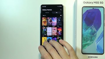 How to Change Theme on Samsung Galaxy M55 5G