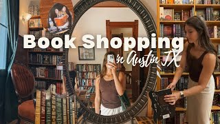 Book shopping in Austin Texas 🍃📖 & book haul