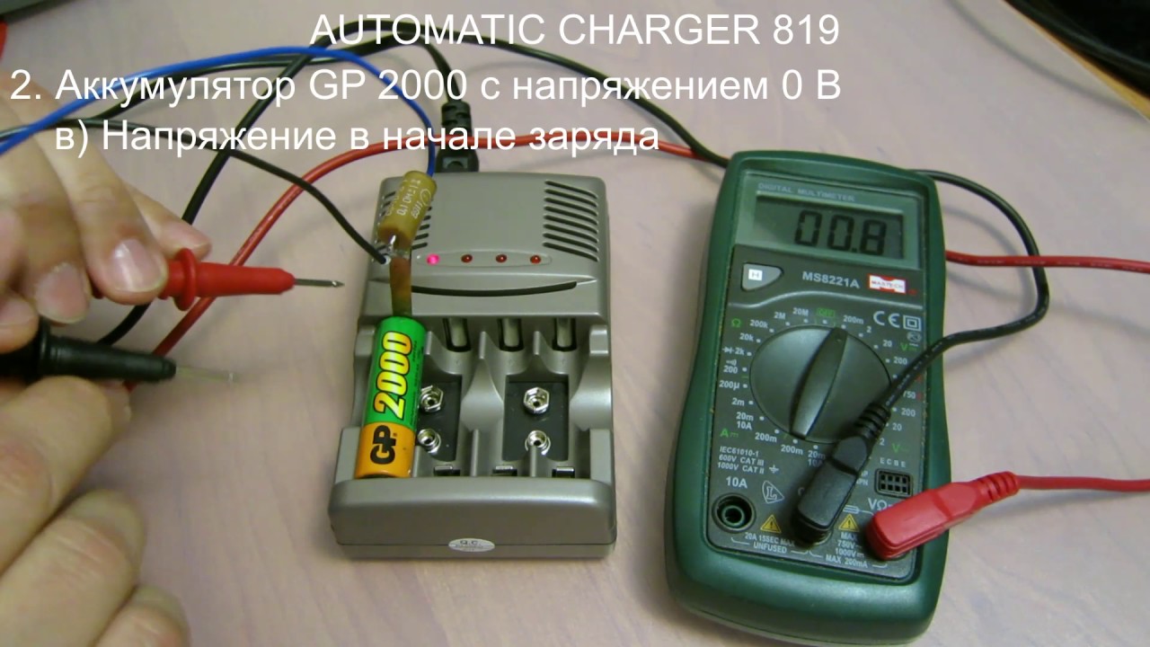 Восстановление аа аккумуляторов