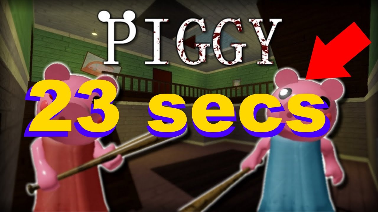 World Record 0 23 Piggy Gallery Squad Glitch Youtube - world record roblox piggy chapter 3 gallery solo speedrun