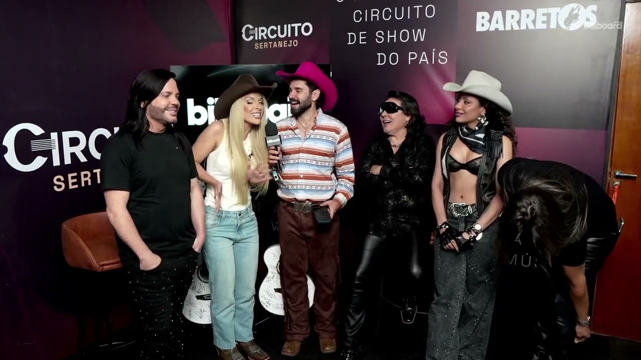 BILLBOARD BRASIL ENTREVISTA: Calcinha Preta no Estúdio Billboard Circuito Sertanejo em Barretos