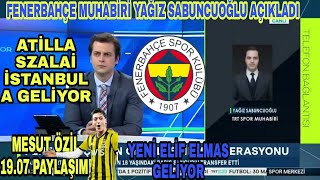 Son Daki̇ka Fenerbahçe Transfer Haberleri̇ Mesut Özi̇l,Ati̇lla Szalai̇,Burak Kapacak,Luka Stankovski̇