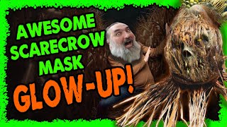 make any mask a scarecrow DIY altering a mask scarecrow display secrets