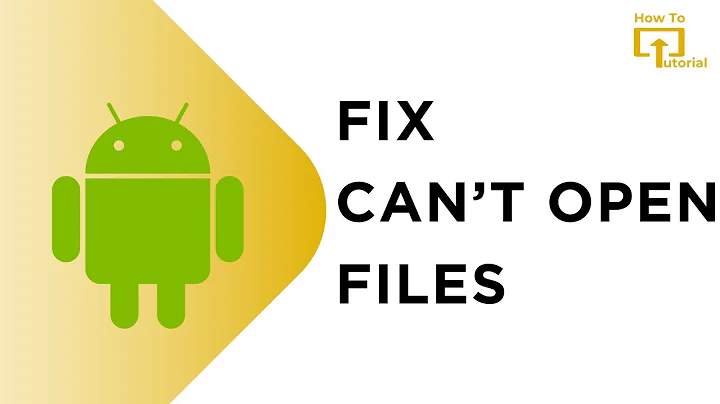 Can't Open File | How to Fix Can't open File Problem on Android