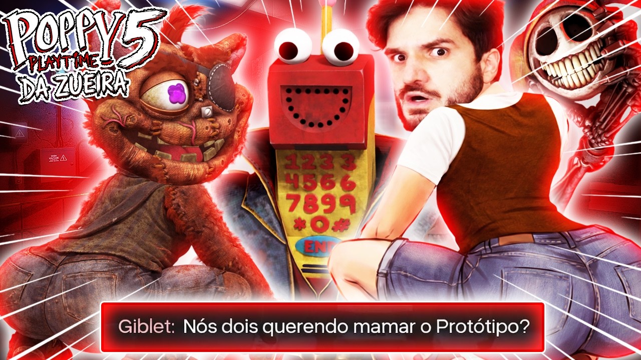 JAZZGHOST FINALMENTE no POPPY PLAYTIME 5 só que 1000% MEME 🤪