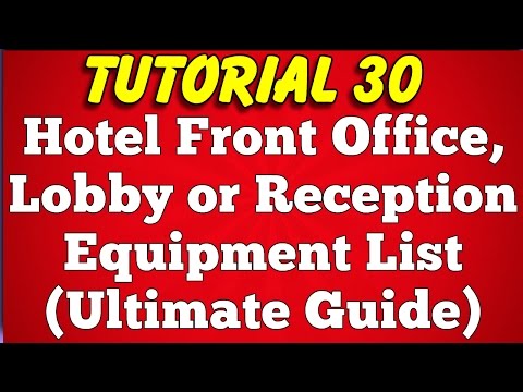 hotel-front-office-or-reception-or-lobby-equipment-list-(tutorial-30)