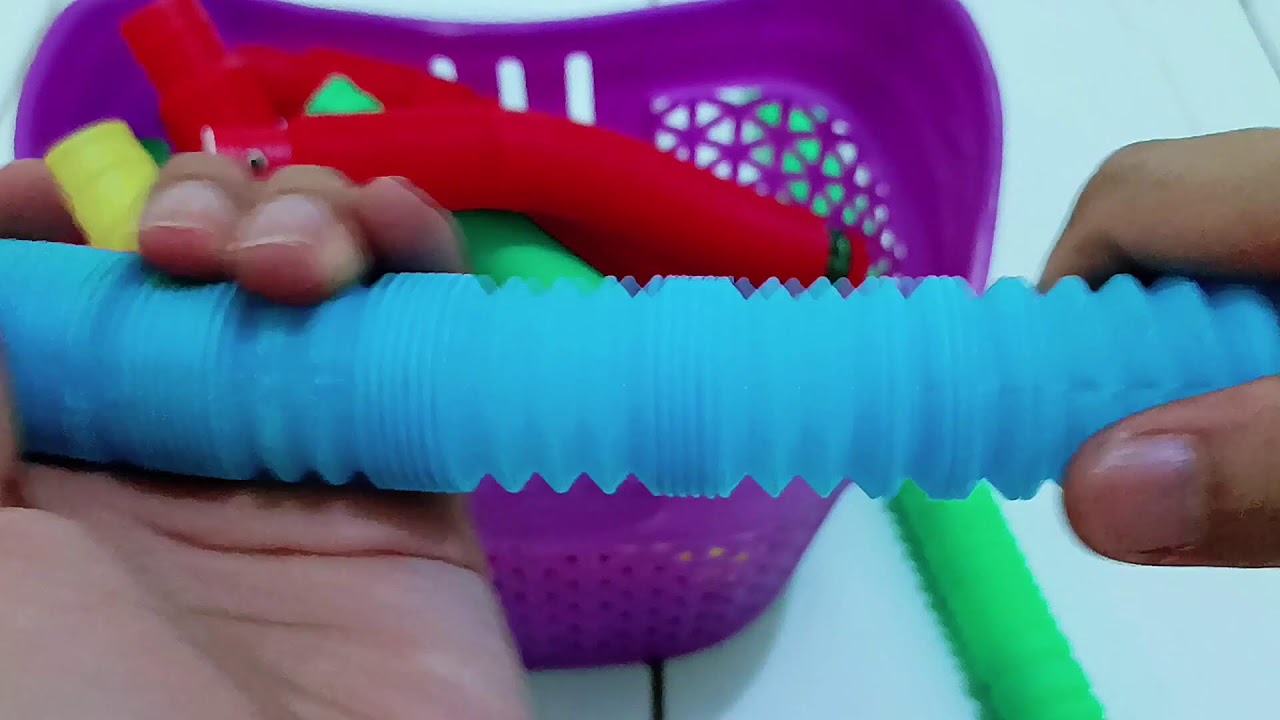 TOYS FALL NONSTOP 🌈 Balloon Blowing + POP TUBES 