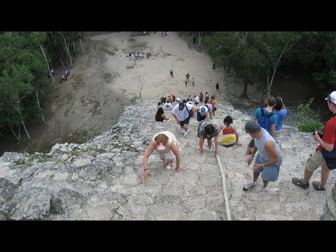 Video: Nohoch Mul Pyramide auf der Halbinsel Yucatan