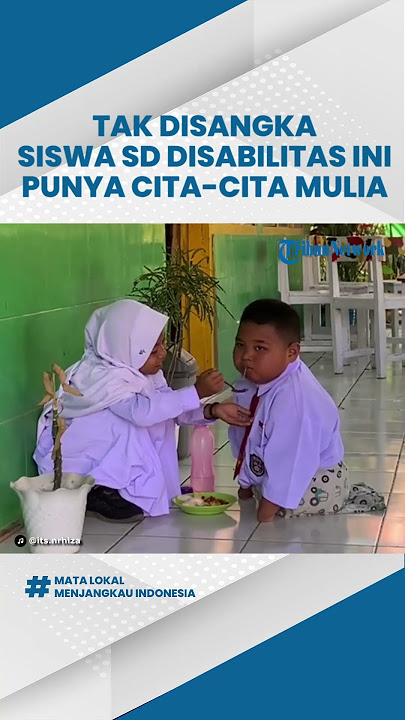 Viral Disuapi Teman Sekelas, Bocah SD Disabilitas Ini Punya Cita-cita Mulia hingga Semangat Belajar