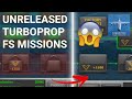 Unreleased turboprop fs missions  lets play them  turboprop flight simulator mod