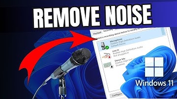 How To Remove Noise From Your Background in Windows 10/11