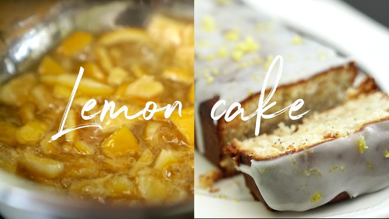 Tasty . Лимонный кекс с маком и имбирем. Lemon cake with poppy seeds and ginger.