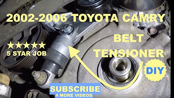 How to replace Belt Tensioner on 2002-2006 Toyota Camry