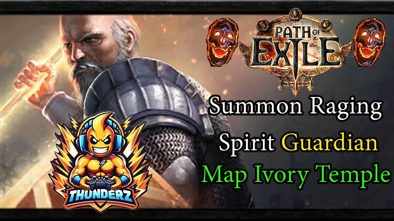 [Poe 3.23] Summon Raging Spirit Guardian // Map Ivory Temple - YouTube