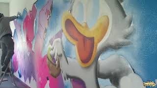 HAPPY EGGDAY / Easter Graffiti Spray / Donald Bunny Bugs Duck Fanart / Pretty in Pink / Making Of /