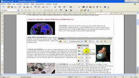 Configuración de Imagen/OpenOffice Write/AulaFacil.com
