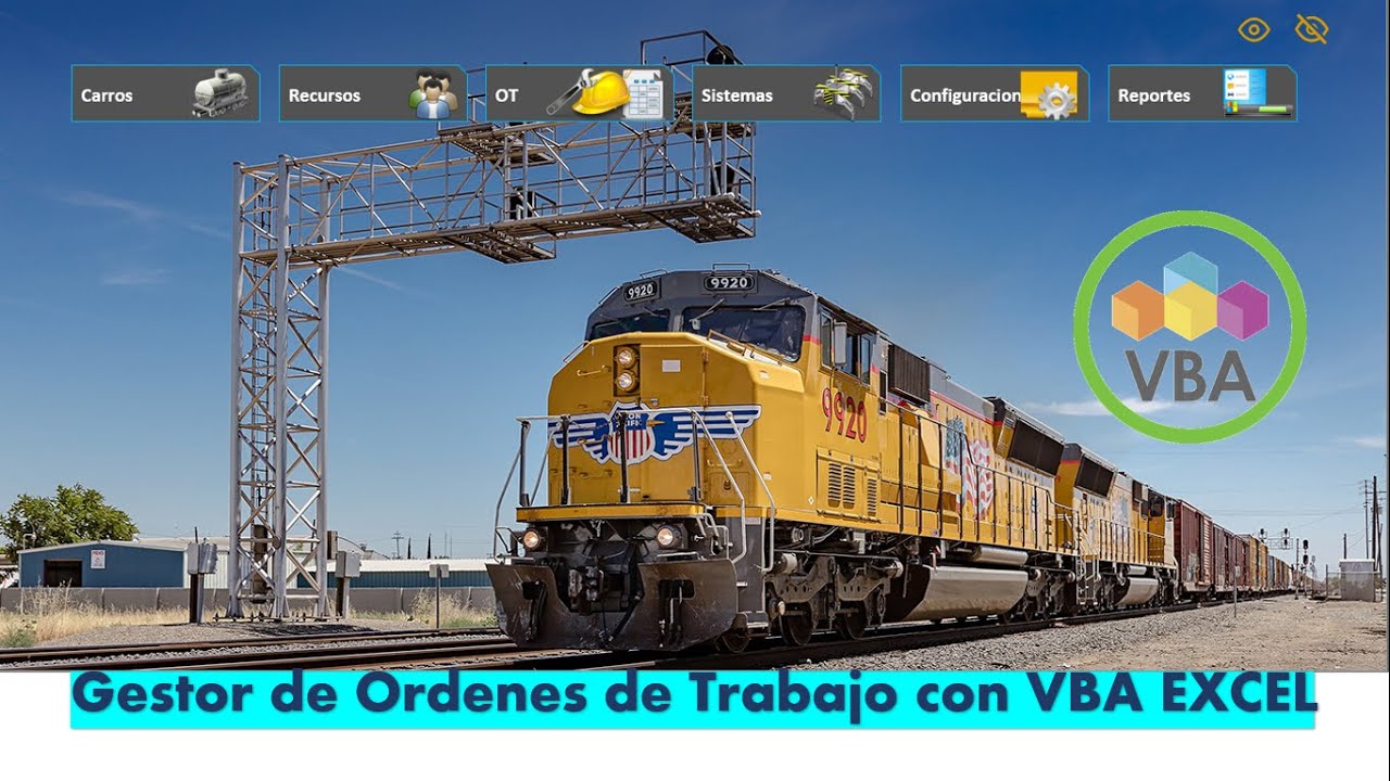 Control de Ordenes de Trabajo desarrollado con VBA Excel YouTube