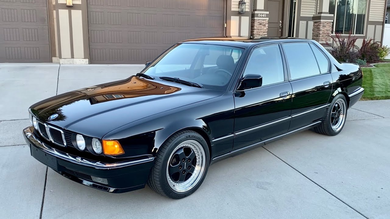 1988 BMW 750iL Dinan 7 6.0L Stroker Walk-Around and Drive - YouTube