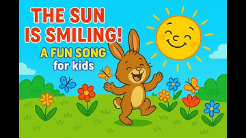 THE SUN IS SMILING! A fun SONG for kids  Learning with joy AI