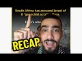 Recap south africa vs israel at international court of justice