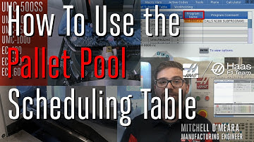 Pallet Pool Scheduling for EC and UMC Machines - Haas Automation, Inc.