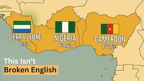 The Languages They Couldn’t Kill: West African Pidgin & Creole