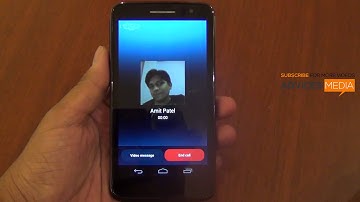 Skype Video Call Demo on Panasonic P51 1.3Mp Camera - Quad Core Phone - PhoneRadar
