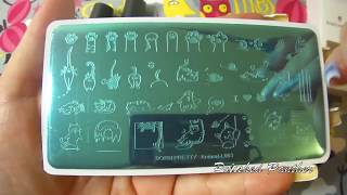 Born Pretty cat stamping plates polishes and polygel unboxing