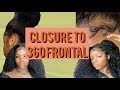 Closure Wig To 360 Frontal Wig | Beginner Friendly Install / Lazy Friendly Install