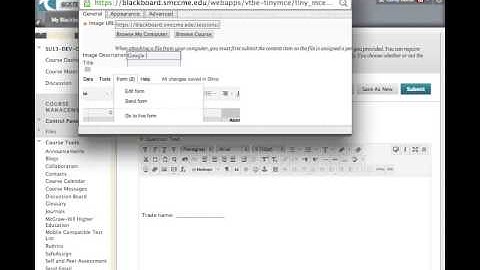 Adding Images to a Blackboard 9 Question