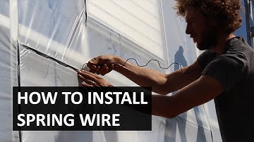 Installing Spring Wire Lock Channel for Greenhouse Plastic