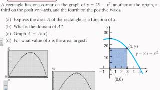 Precalculus Chapter 2.6 Mathematical Models Building Functions